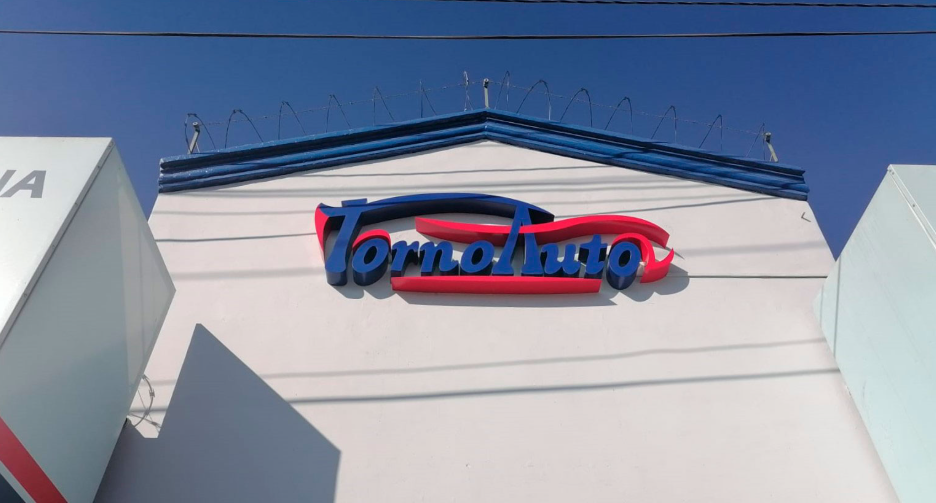 small business branding example torno auto